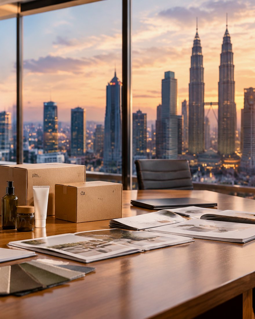 LANKE office overlooking Kuala Lumpur